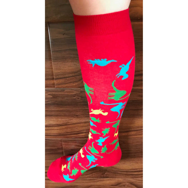 Dino Knee Socks