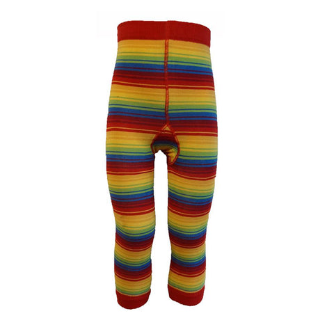 Rainbow Stripe Footless Tights