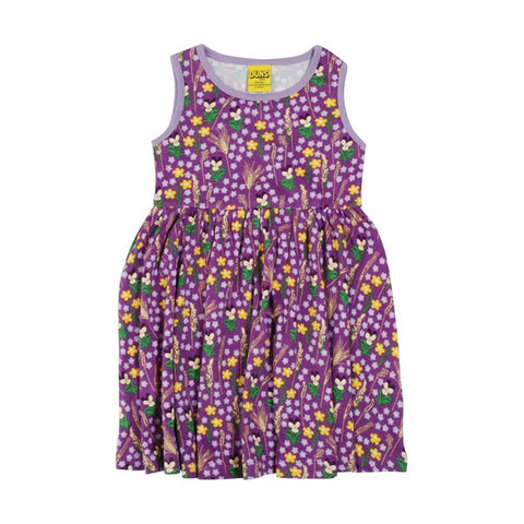 Purple Meadow Twirly Dress