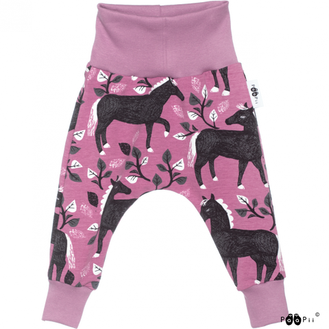 Lilac Horse Baby Pants