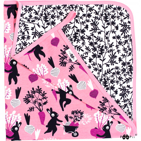 Pink Organic Harvest Dance Blanket