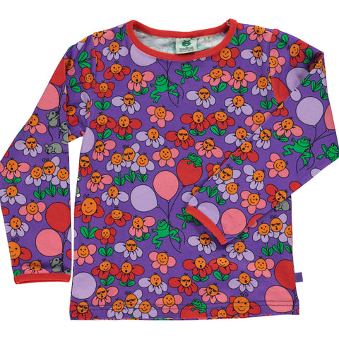 Purple Flower Garden Shirt