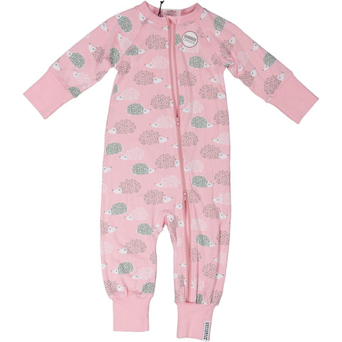 Pink Hedgehog Zip Pajamas