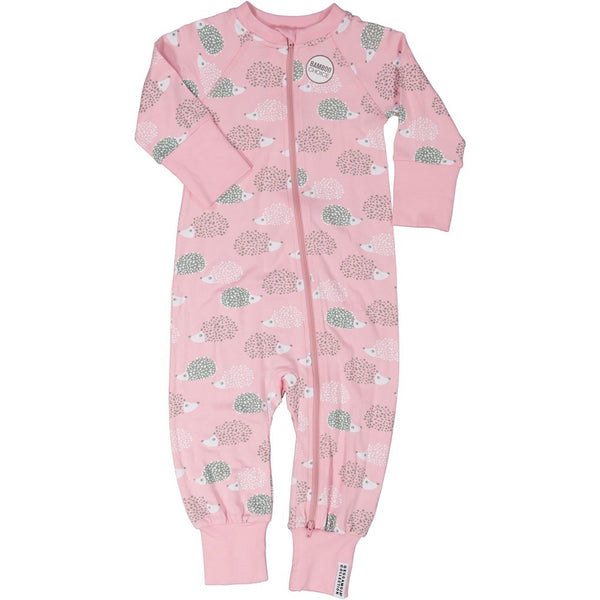 Pink Hedgehog Zip Pajamas