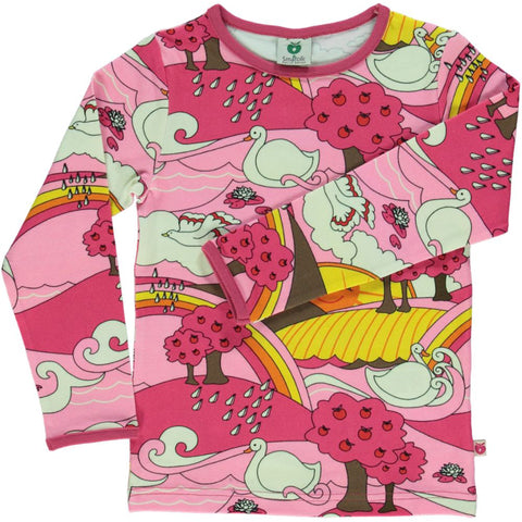 Sea Pink Landscape Shirt