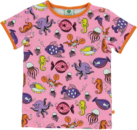 Pink Ocean Life T-Shirt