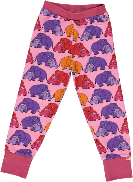 Sea Pink Elephant Pajama Set