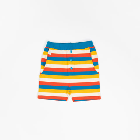 Mykonos Blue Striped Shorts