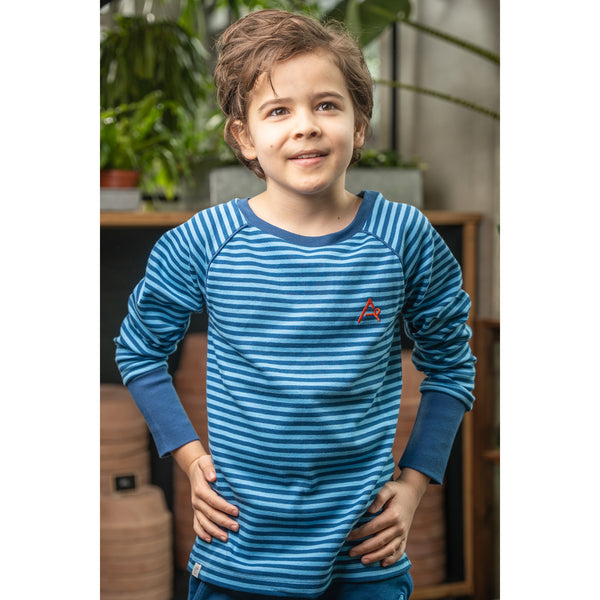 Our Favorite Rib Shirt - Bonnie Blue Stripes