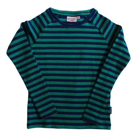 Raglan Long Sleeve Shirt - Green and Blue