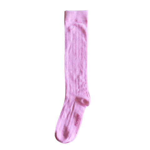 Thick Pink Knee Socks