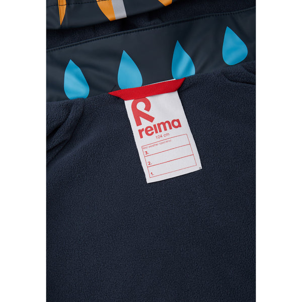 Koski Fleece Lined Raincoat - Aquatic