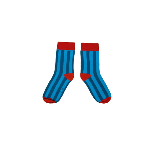 Blue Stripey Socks