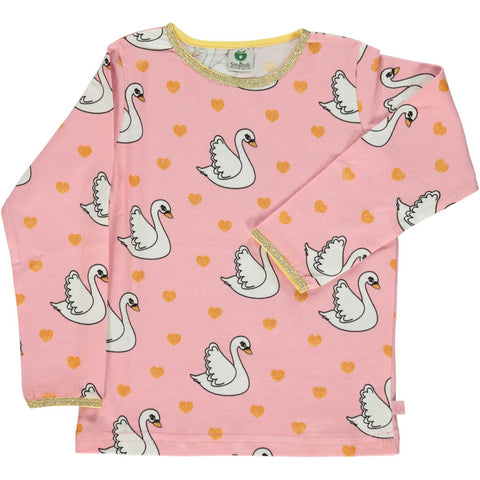Swan and Heart Shirt