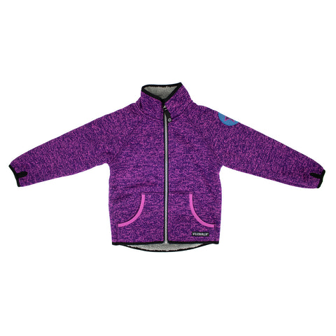 Aubergine/Lotus Pile Fleece Jacket