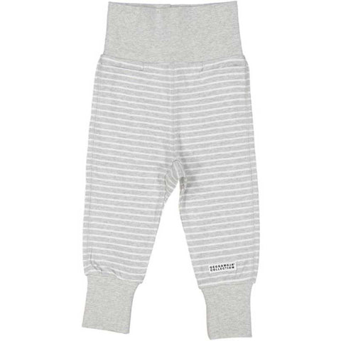 Classic Grey Striped Baby Bottoms