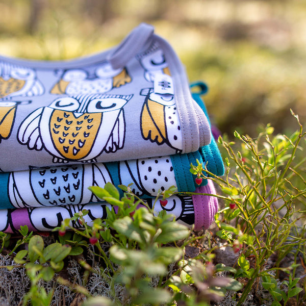 Lilac Parliament Owl Blanket