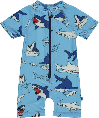 UV50 Blue Shark One Piece Suit