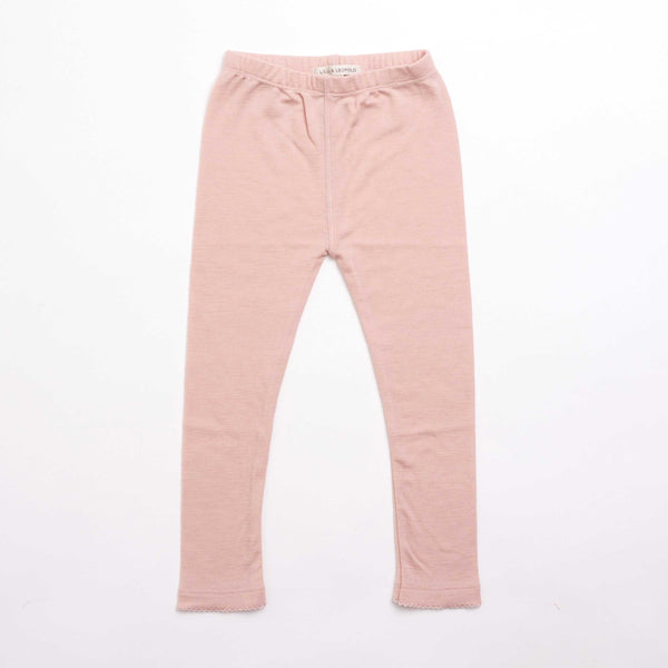Soft Pink Merino Wool Pants